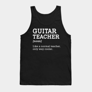 Guitar Teacher Back To School Gift Ideas Tank Top